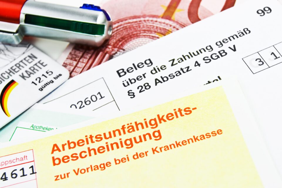 German certificate of incapacity for work