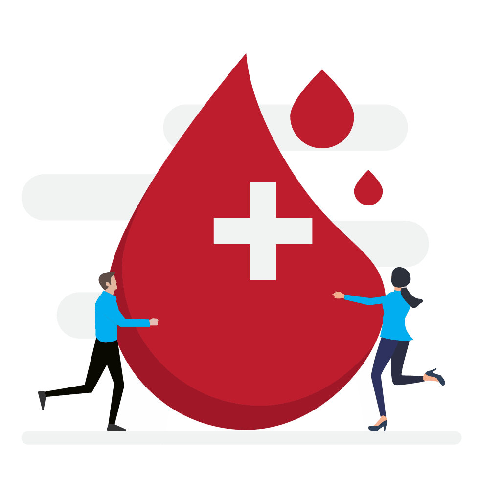 Bluttropfen Spende