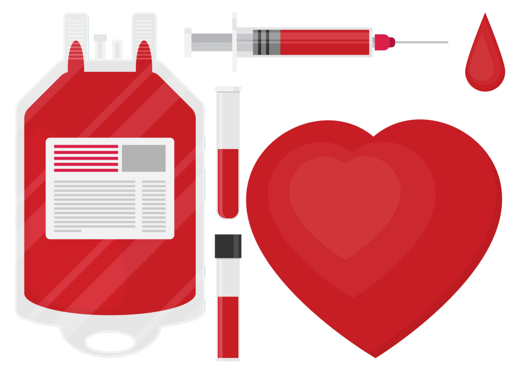 Blut Blutspende Blutspendenbeutel Herz